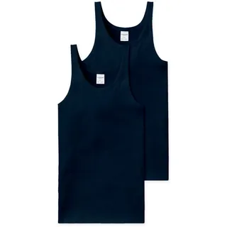 SCHIESSER Unterhemd 2er Pack Essentials Herren Weiß