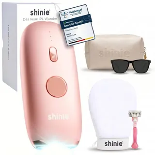 shinie IPL 2.0, Premium Haarfrei Bundle, Laser Haarentfernungsgerät für langhaltend glatte Haut