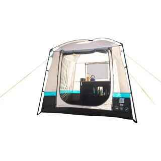 OLPRO Pod Küchen- und Nutzzelt, 2 x 2 m, Outdoor-Küchenzelt, 5000 mm H/H, wasserdicht, UV-Schutz, eingenähte Bodenplane, perfektes Camping-Zubehör für die Aufbewahrung