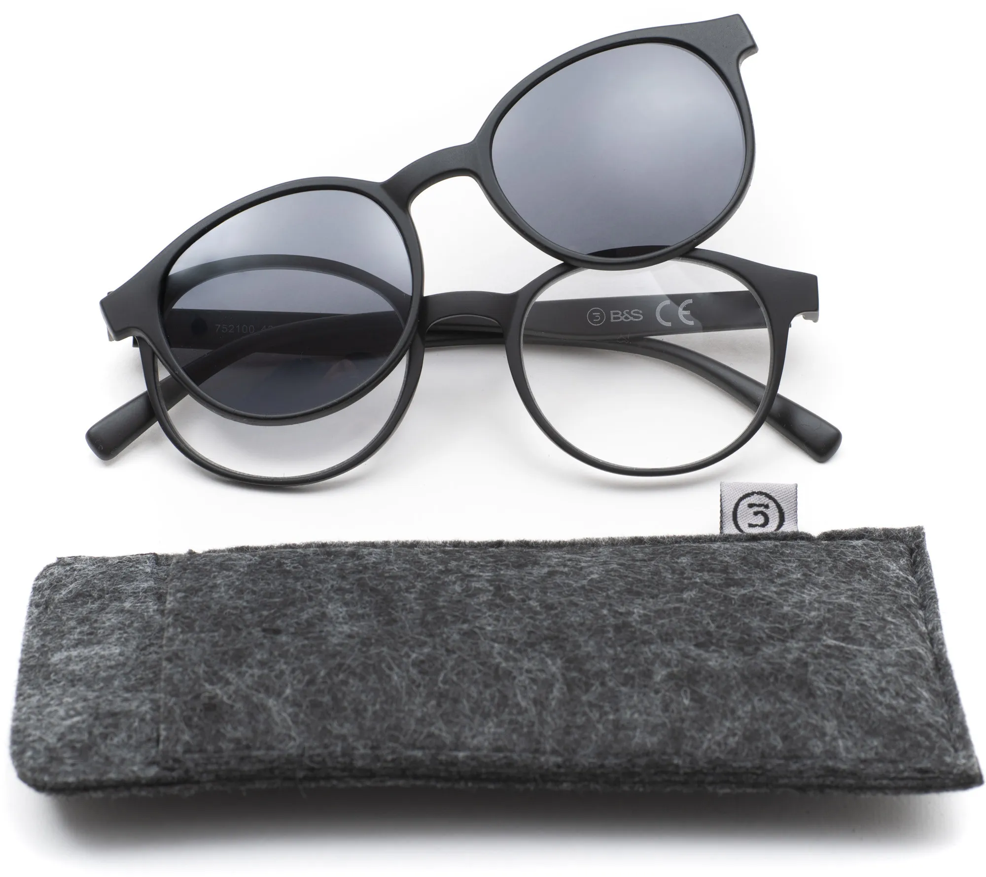 Lesebrille mit Sonnenclip in Ihrer persönlichen Lesestärke