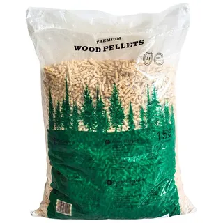 BIENEN SCHMIDT Holzpellets 15kg Sack Heizpellets für Pelletöfen Kiefernholz Ø6mm, 15 kg, SGS zertifiziert A1