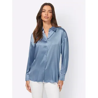 Heine Hemdbluse blau