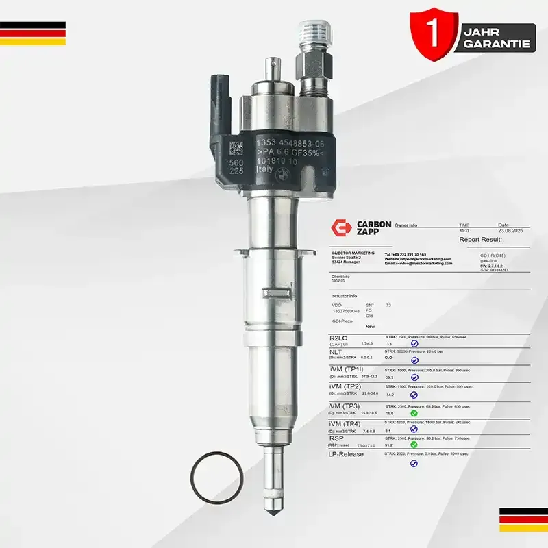 Passt für N43 N53 BMW Benzin Einspritzdüse 13537585261 VDO 13537589048