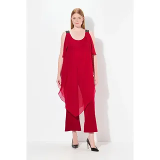 Ulla Popken Schlupfhose Regular Rot 54-56