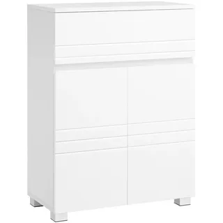 VASAGLE Badschrank weiß 60,0 x 30,0 x 80,0 cm