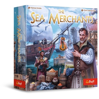 Trefl – The Sea Merchants – Familienspiel, Planen, Strategie, Investition, Reiner Knizia, Die Seehandelsleute, Spiel für Erwachsene und Kinder ab 8 Jahre