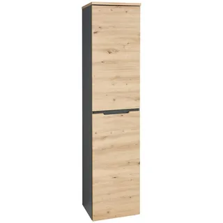 Innostyle MEMPHIS Aktenschrank 1-türig 80 x 40 x 180 braun/grau