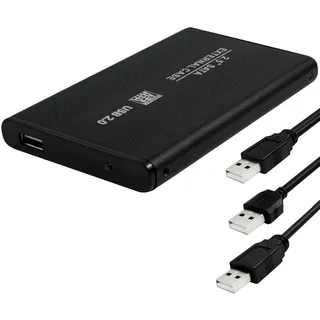 DIGIFLEX HDD Festplattengehäuse mit 2,5 Zoll SATA auf USB Adapter für Laptop & PC