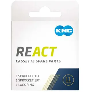 Kmc React 11s 11-50t Ritzel 2 Einheiten - Black - 11-13t