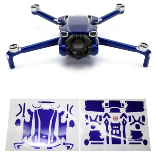 WRAPGRADE Skin Kompatibel mit DJI Mini 3 (STRATOSPHERE BLUE)