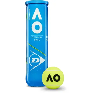 Dunlop Tennisball Australian Open - für Sand, Hartplatz und Rasen (1x4er Dose)