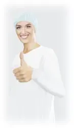 Meditrade BeeSana® PP-Schutzmantel 35 g 3700 , 1 Packung = 10 Stück, Farbe grün