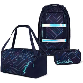 Satch Pack 3-tlg. Purple Laser