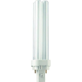 10x Philips MASTER PL-C 18W/830 G24d-2 2PIN (2-Stift) Warmweiß 3000K Energiesparlampe 150mm