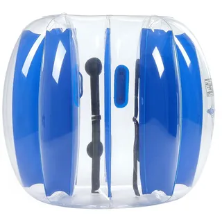 Vevor aufblasbare Bumper Ball Bumper Stoßball (1 Stk.) 1,2 m, strapazierfähiger 0,5 mm dicker PVC-Bubble Knocker Kollisionsball für Outdoor-Sportteamspiele Spielzeug für Hof Park (blaue Streifen)