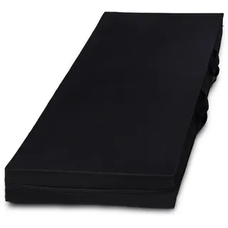 Lumaland Aufbewahrungstasche für Matratze, Schutzbezug unter dem Bett, mit Griffen und Reißverschluss, Schwarz, 8 Größen erhältlich – 140 x 200 x 25 cm