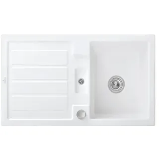 weiß alpin + Excenterbetätigung + Lochbohrungen