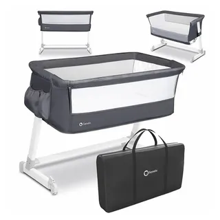 Beistellbett dark grey