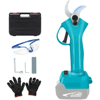 Akku Astschere Kompatibel mit 18V Makita Akku,Max. 40 mm Schnittdurchmesser, Weichgummi-Griff Elektrische Gartenschere zum Beschneiden von Bäumen und Obstbäumen (ohne akku)