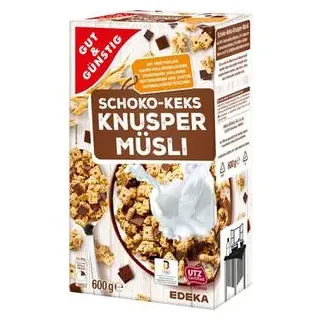 Gut&Günstig Knusper Schoko & Keks Müsli 600,0 g