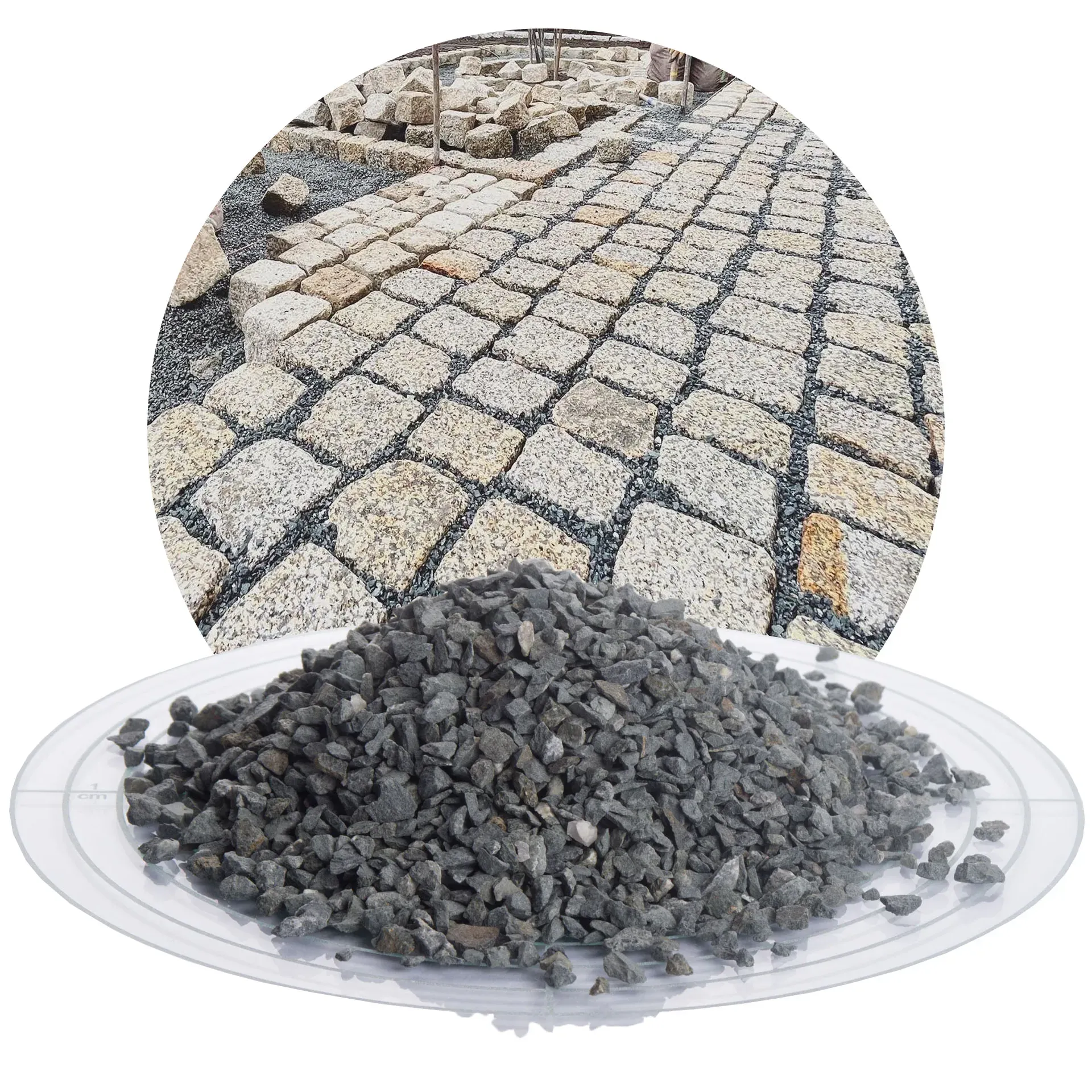 Diabas Fugensplitt grau 2-5 mm - 25 kg Sack
