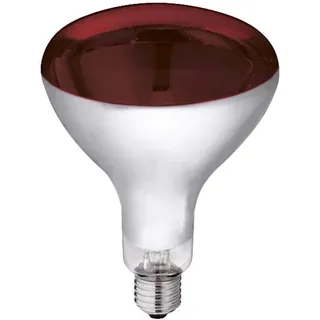 Kerbl Infrarotlampe rot (150 W, Wärmelampe für Schweine + Geflügel, Laufzeit max. 5000 Stunden, Lampensockel E27, Stalllampe) 22244
