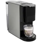 Princess 249450 01.249450.01.001 Kapselmaschine Schwarz, Silber (matt) E.S.E. Pad kompatibel