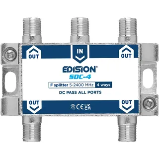 Edision SDC-4 SAT-Verteiler 4-Fach 5-2400 MHz