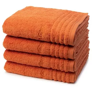 Handtuch 50 x 100 cm coral 4 St.