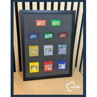 Rahmen Bilderrahmen für Pokemon Editionen Case Display Pokemon Smaragd, Kristall