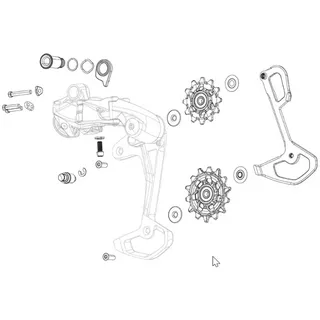 Sram Xx T-type Eagle Axs schaltwerksschraube