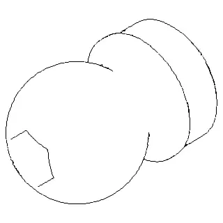 Dornbracht Anschluss Seitenbrause 092140011-00 chrom