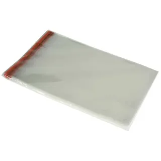 maDDma Versandtasche 100 Verpackung Selbstklebender Beutel mit Klebestreifen, Größenwahl, 35 x 45 / 50 cm 25μ weiß