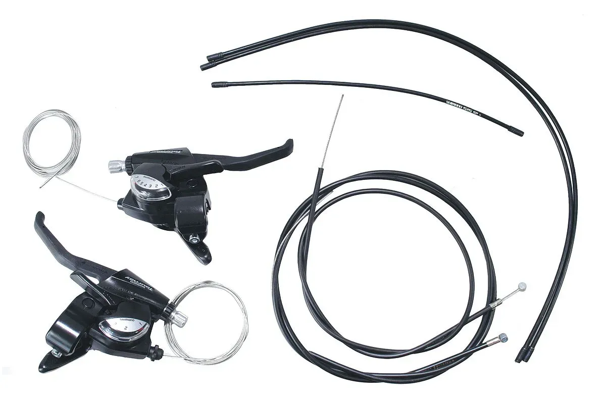 Shimano Schalt-Bremshebel links+rechts, 3x7-fach  ESTEF41P7AL schwarz SB-Ver