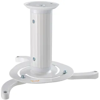 My Wall H16-2WL Beamer-Deckenhalterung Ausziehbar, Deckenhalter, Neigbar, Rotierbar Boden-/Deckenabstand (max.): 200mm Weiß