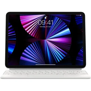 Apple Magic Keyboard für iPad Pro 3 Gen und iPad Air 5 Gen weiß Deutsch