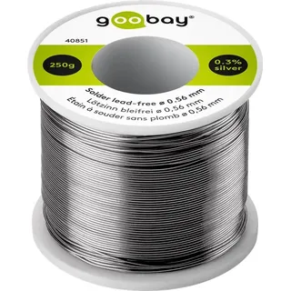 goobay Lötzinn bleifrei, ø 0,56 mm, 250 g