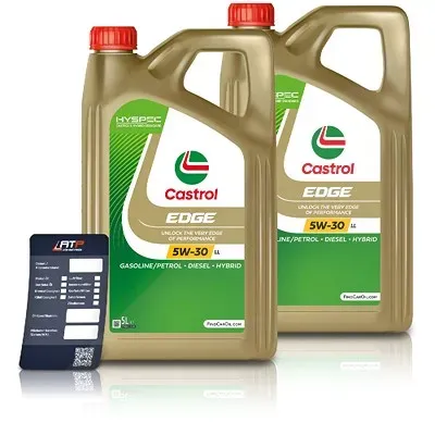 Castrol 10 L EDGE 5W-30 LL + Ölwechsel-Anhänger [Hersteller-Nr. 15F7E7]