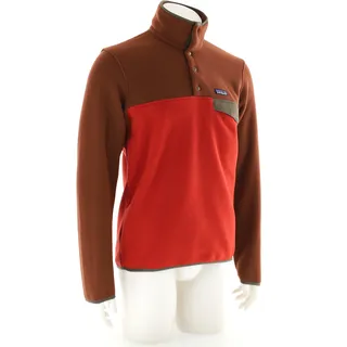 Patagonia Lightweight Synchilla Snap Herren Sweater-Rot-S