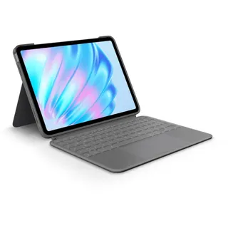 Logitech Combo Touch für iPad Air 11 (M2), (5. Generation – 2022) Tastatur-Case Oxford Grey