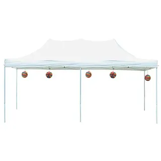 3 x 6 m ohne Seitenteile weiß 581849