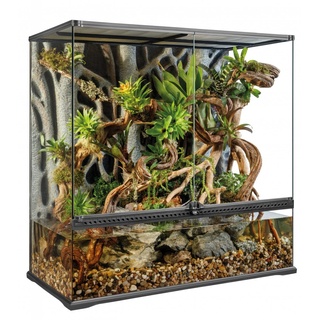 Exo Terra Terrarium aus Glas, mit einzigartiger Front Belüftung, 90 x 45 x 90cm, auch als Paludarium nutzbar