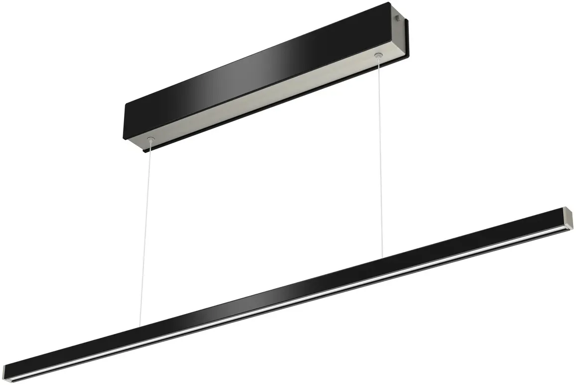 Naber 7065005 Slim LED Pendelleuchte edelstahlfarbig gebürstet, Acrylglas sch...