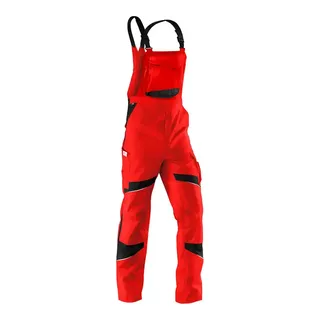 Kübler Activiq Latzhose 3250 mittelrot/schwarz 60