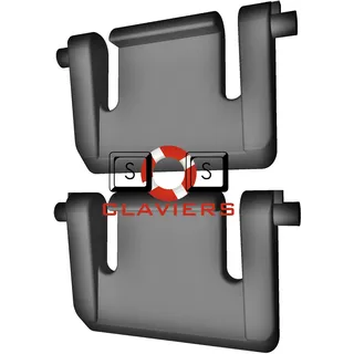 Sharkoon SKILLER SGK4 Tastatur Spare Abfall Tilt Leg Ständer Foot Feet