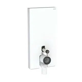 Geberit Monolith Stand-WC-Modul 131203SI5 Glas weiß, Bauhöhe 101 cm