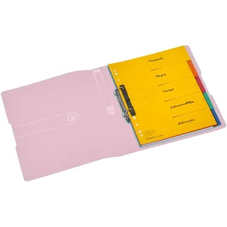 2-Ringe rosa-transparent
