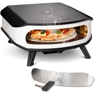 cozze cozze® 17" mit Pizzastein, LED und Tür 8.0 kW/50mbar, inkl. Regler & 1.1 Schlauch - Perfekt für knusprige Pizzen