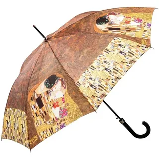 Luckyweather not just any other day Stockregenschirm Regenschirm THE KISS Automatik braun