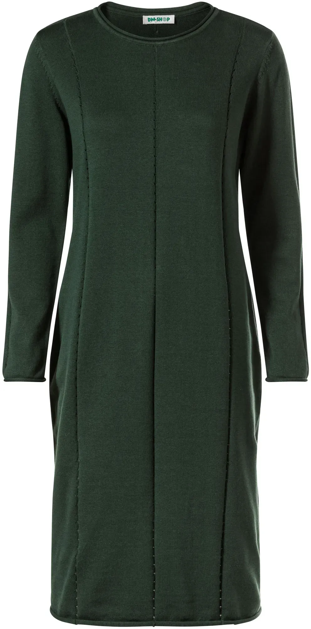 Baumwoll-Kleid, dunkelgrün, 44/46
